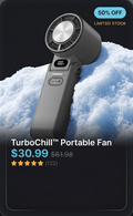 TurboChill™ Portable Fan