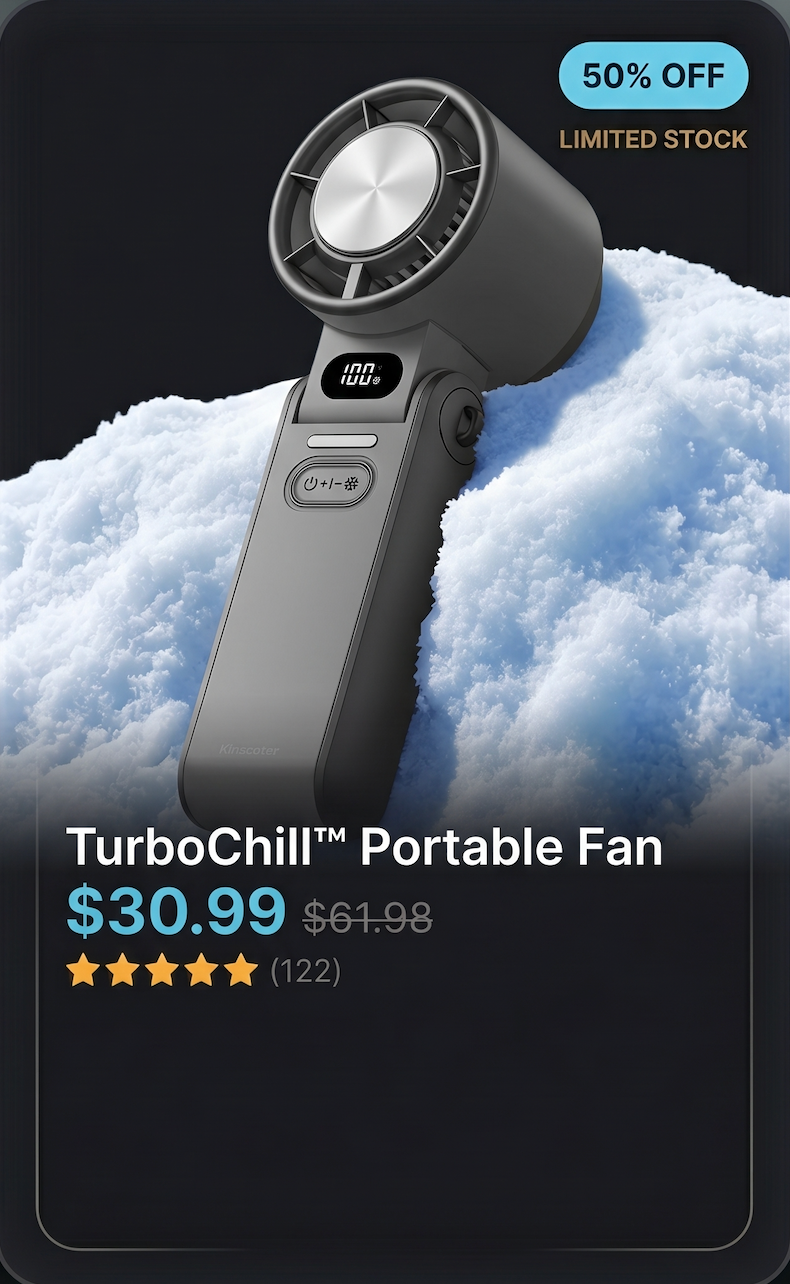 TurboChill™ Portable Fan