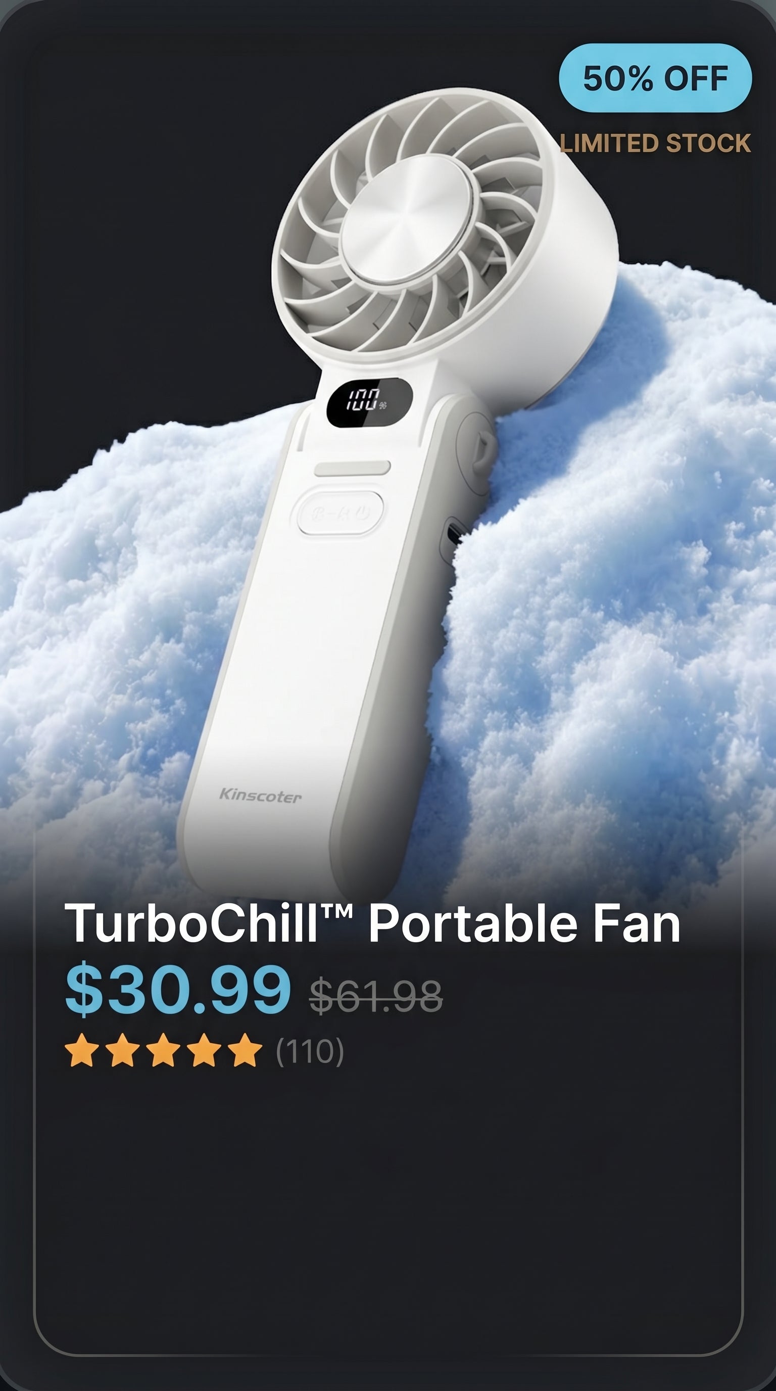 TurboChill™ Portable Fan