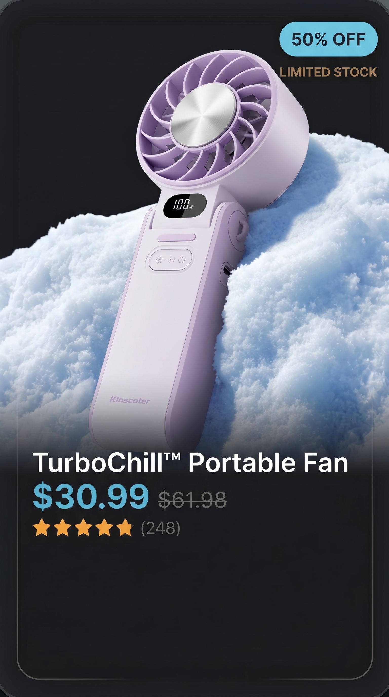TurboChill™ Portable Fan