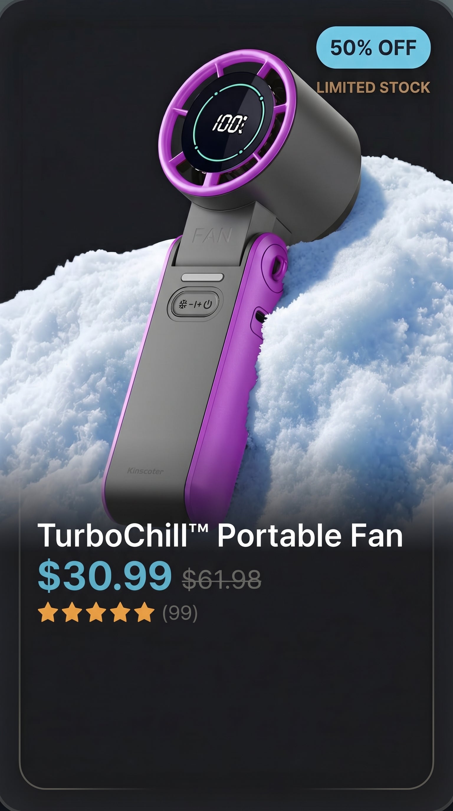 TurboChill™ Portable Fan